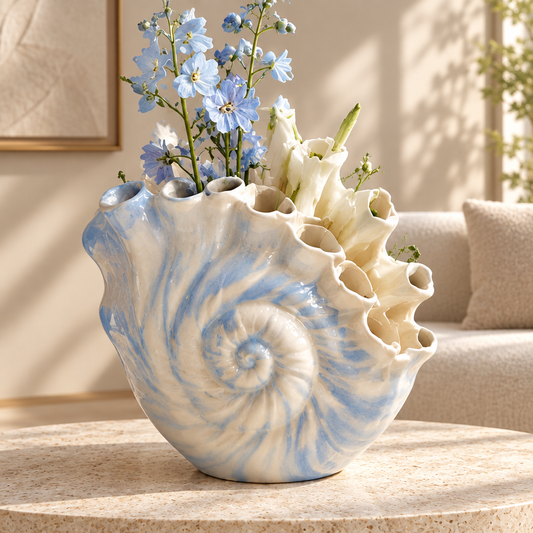 NOVALYXY Ocean-Inspired Ceramic Art Vase
