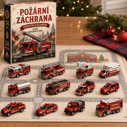 🔥 AKCE KONČÍ: UŠETŘETE 50 % - 🎁 24denní adventní kalendář s vozidly: 🚒 Sestavte si vlastní flotilu🚒