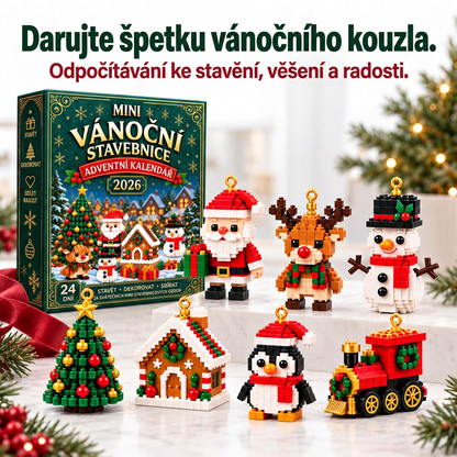 🎅🔥 POSLEDNÍ DEN: 50% SLEVA ❄️ Vánoční stavebnicový adventní kalendář pro celou rodinu!🪷