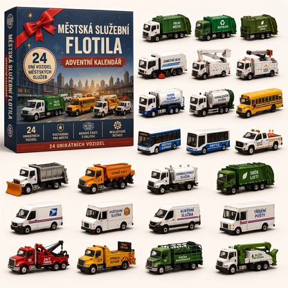 🔥 AKCE KONČÍ: UŠETŘETE 50 % - 🎁 24denní adventní kalendář s vozidly: 🚒 Sestavte si vlastní flotilu🚒