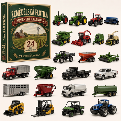 🔥 AKCE KONČÍ: UŠETŘETE 50 % - 🎁 24denní adventní kalendář s vozidly: 🚒 Sestavte si vlastní flotilu🚒
