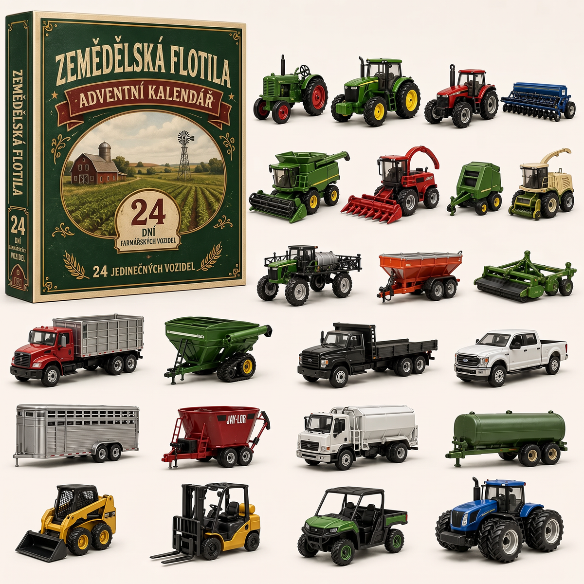 🔥 AKCE KONČÍ: UŠETŘETE 50 % - 🎁 24denní adventní kalendář s vozidly: 🚒Sestavte si vlastní flotilu 🎗️