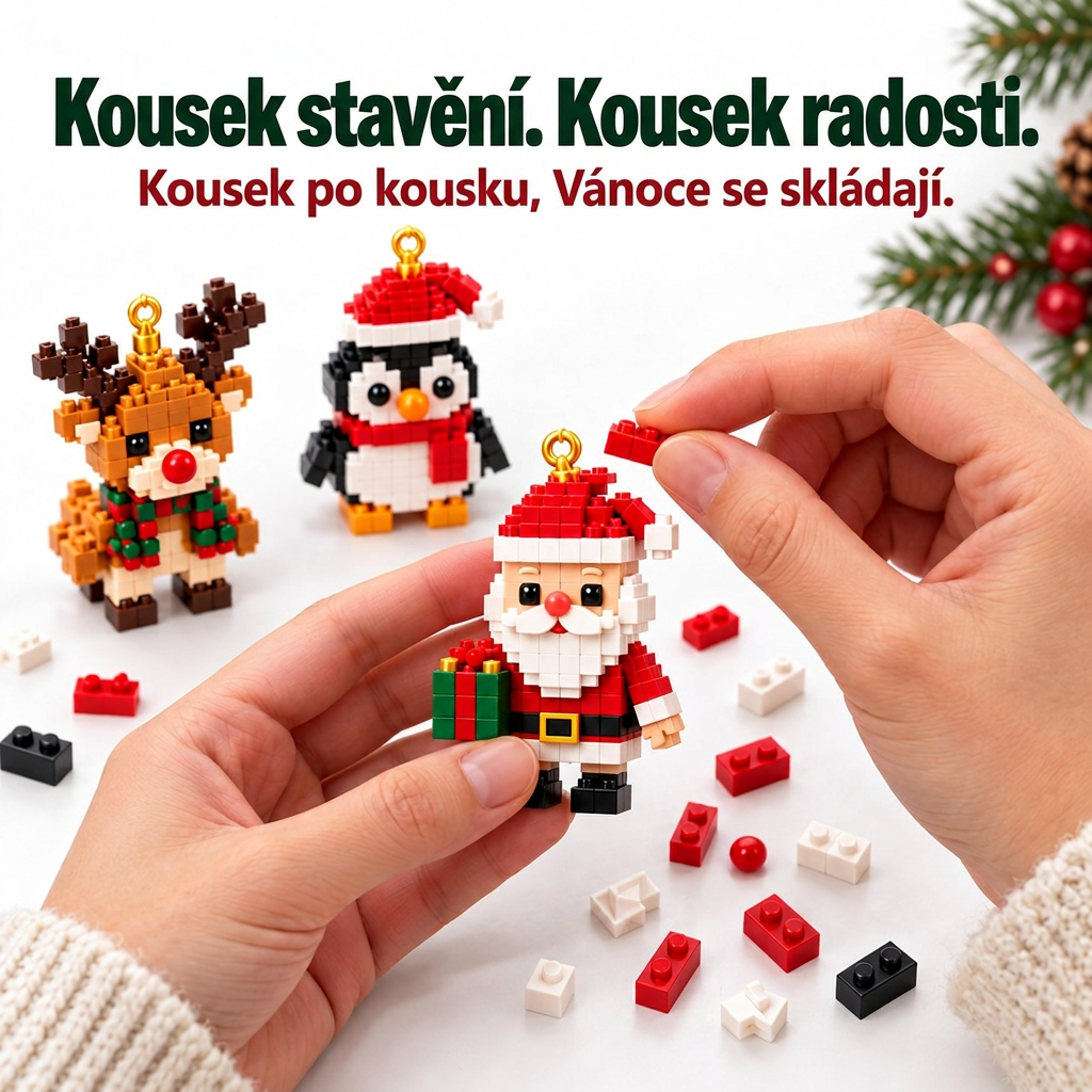 🎅🔥 POSLEDNÍ DEN: 50% SLEVA ❄️ Vánoční stavebnicový adventní kalendář pro celou rodinu!💮