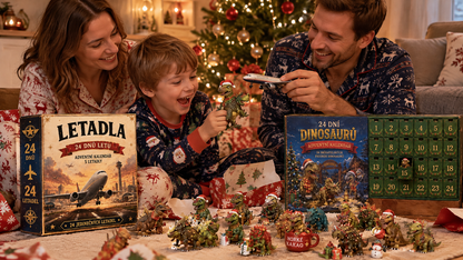 🔥🎄Vánoční Dobrodružství: ✈️24 Dní Překvapení – Letecká Flotila & Jurská Expedice🎁