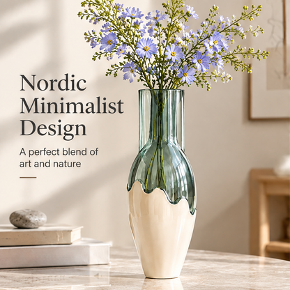 NOVALYXY Modern Resin Glass Art Vase