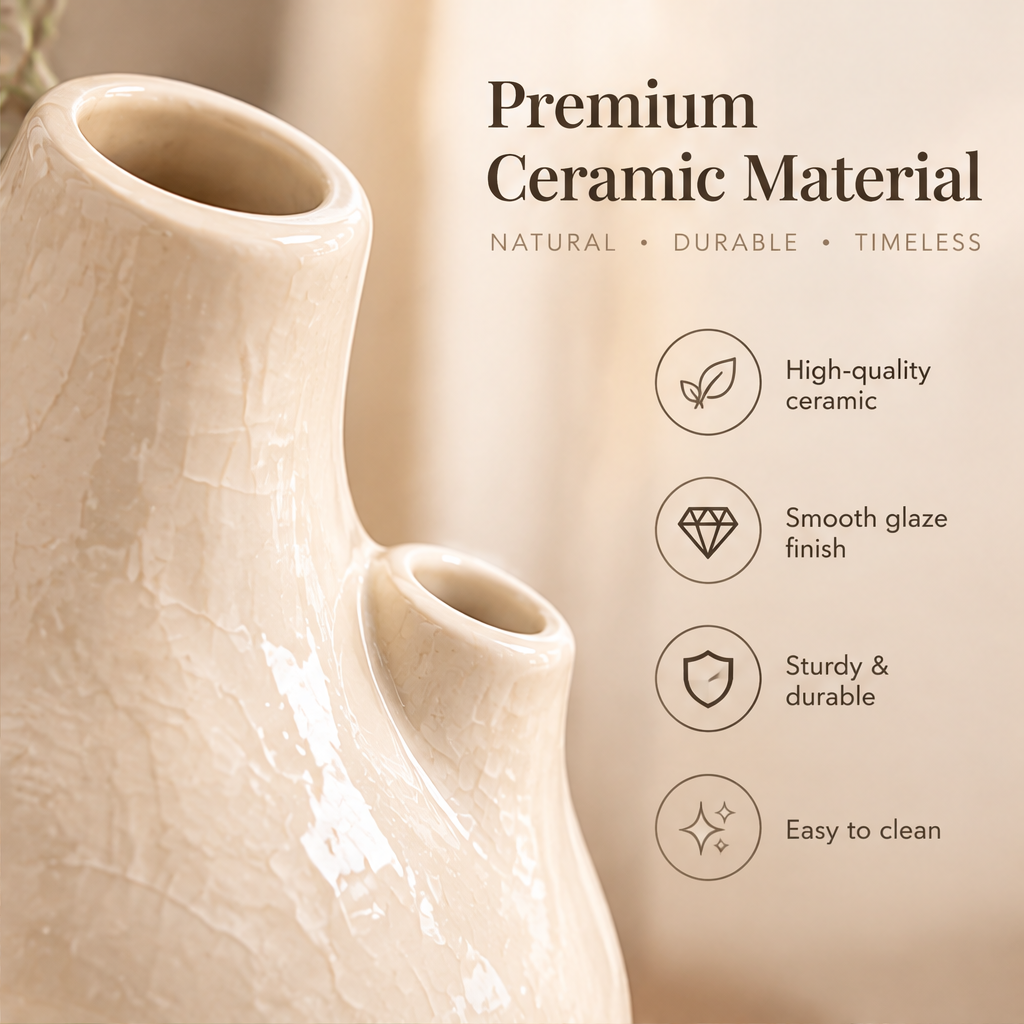 NOVALYXY Nordic Ceramic Vase
