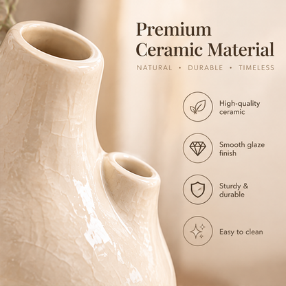 NOVALYXY Nordic Ceramic Vase