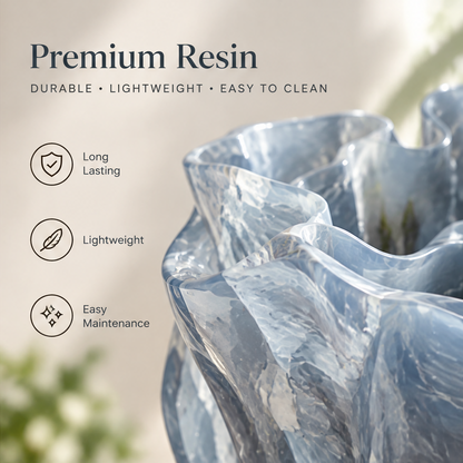 NOVALYXY Nordic Sculptural Resin Vase
