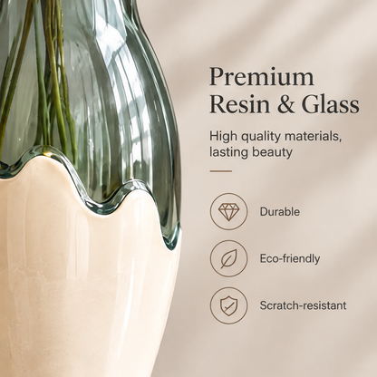 NOVALYXY Modern Resin Glass Art Vase