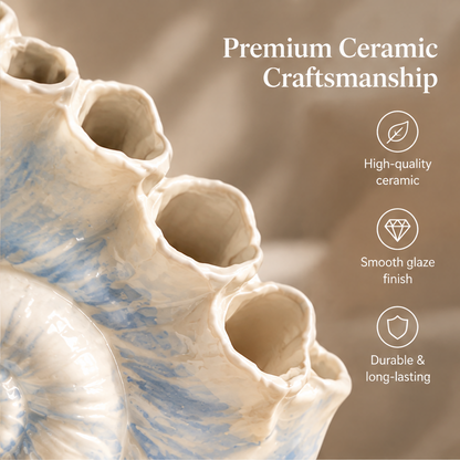 NOVALYXY Ocean-Inspired Ceramic Art Vase