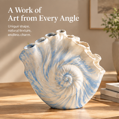 NOVALYXY Ocean-Inspired Ceramic Art Vase