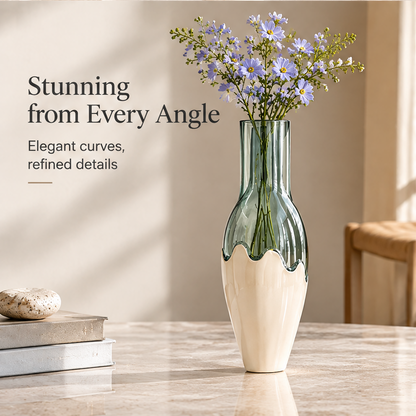 NOVALYXY Modern Resin Glass Art Vase
