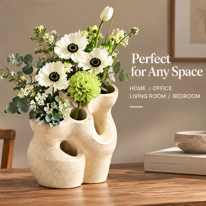 NOVALYXY Nordic Speckled Resin Art Vase