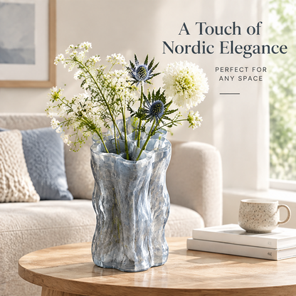 NOVALYXY Nordic Sculptural Resin Vase