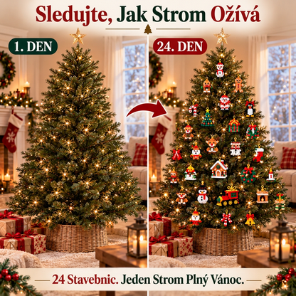 🎅🔥 POSLEDNÍ DEN: 50% SLEVA ❄️ Vánoční stavebnicový adventní kalendář pro celou rodinu!🪷