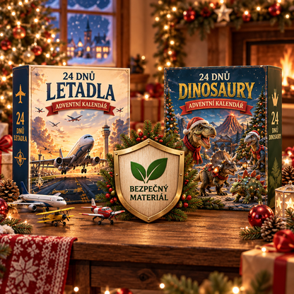 🔥🎄Vánoční Dobrodružství: ✈️24 Dní Překvapení – Letecká Flotila & Jurská Expedice🎁