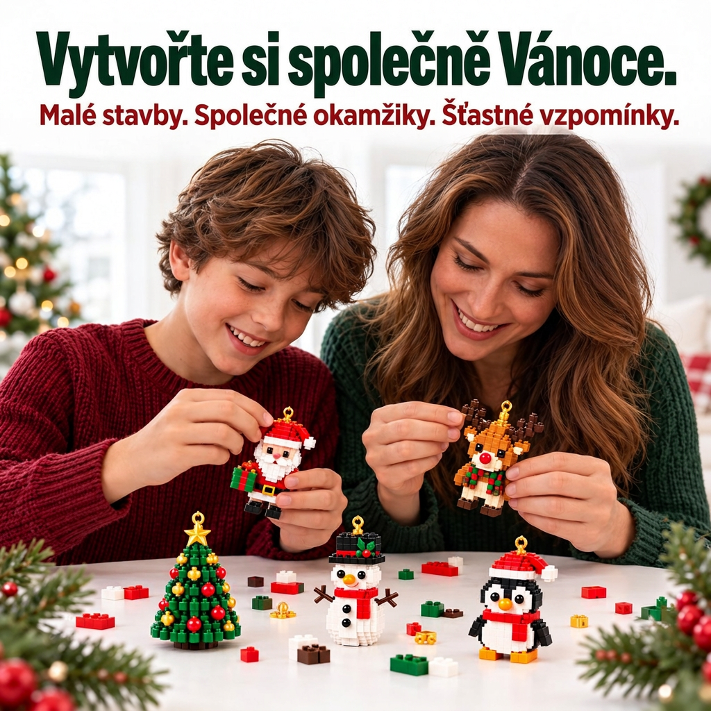 🎅🔥 POSLEDNÍ DEN: 50% SLEVA ❄️ Vánoční stavebnicový adventní kalendář pro celou rodinu!🪷